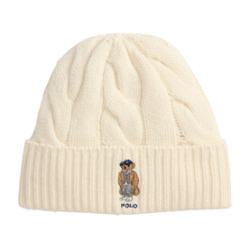 Polo Ralph Lauren Polo Bear Cable Wool-Blend Hue, Cream